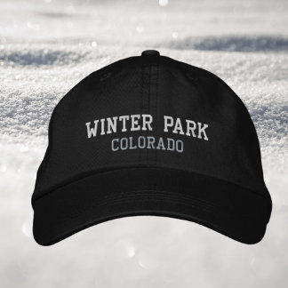 Winter Park  Colorado ski winter vacation outfit Embroidered Hat