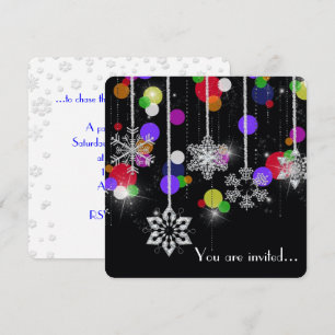 Winter Party Plans Invitation