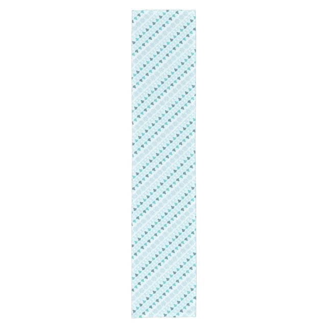 Winter Pattern Short Table Runner (Front)
