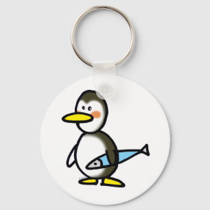 Winter penguin keychain