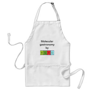 Winter periodic table name apron