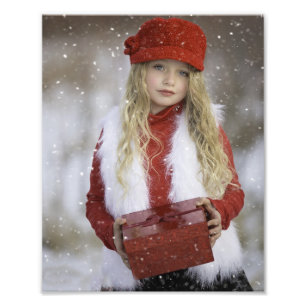 Winter Personalize Template 8 x 10 Ready To Frame Photo Print