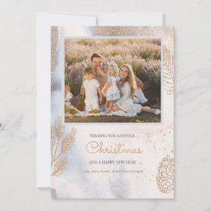 Winter Photo Holiday Greeting Card