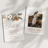 Winter Pine Tree Flowers Floral Custom Photo