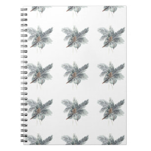 Winter Pinecone Notebook
