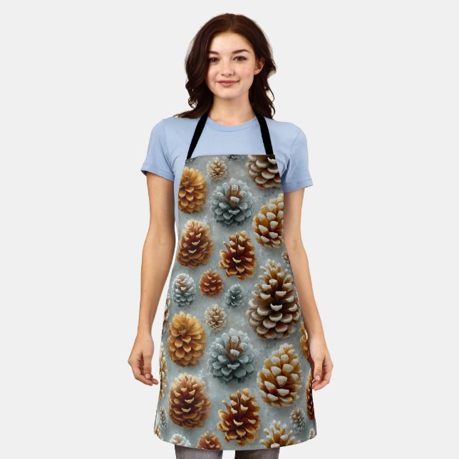 Winter Pinecones Harmony Apron (Worn)