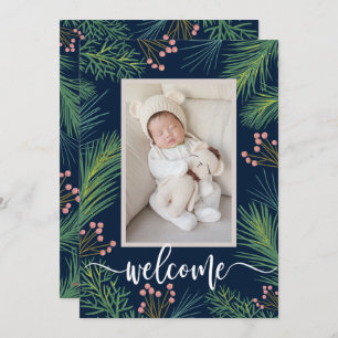 Winter Pines Birth Announcements