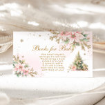 Winter pink Christmas tree Books for baby ticket Enclosure Card<br><div class="desc">Winter pink Christmas tree Books for baby ticket Enclosure Card
Matching items available.</div>