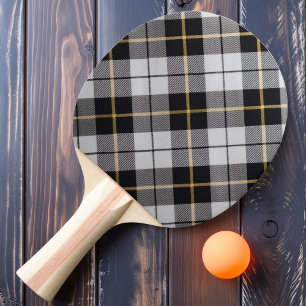 Winter Plaid Ping Pong Paddle