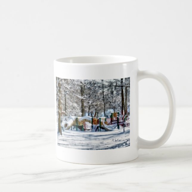 Winter Playground Coffee Mug (Right)