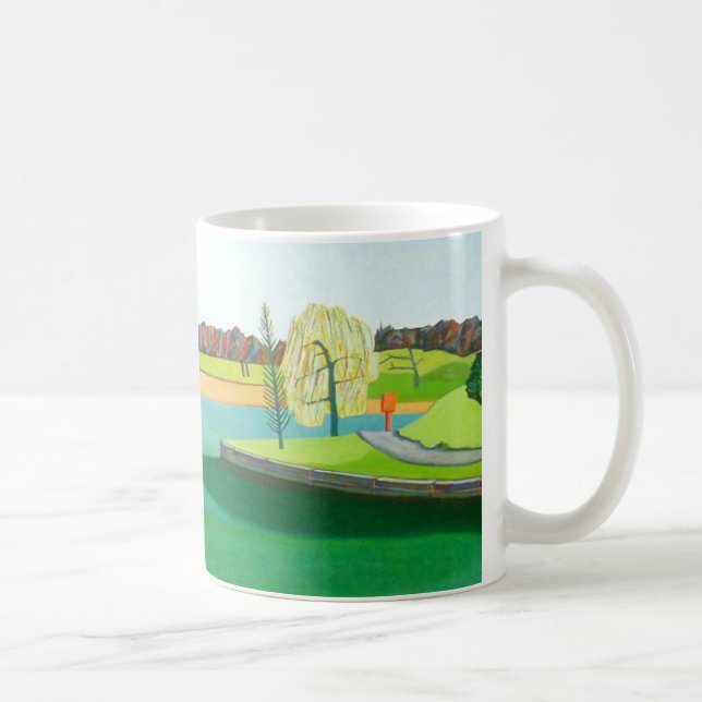 Winter Pond Coffee Mug (Right)