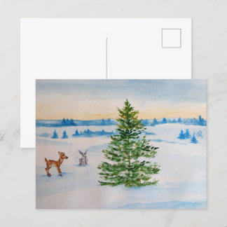winter postcard