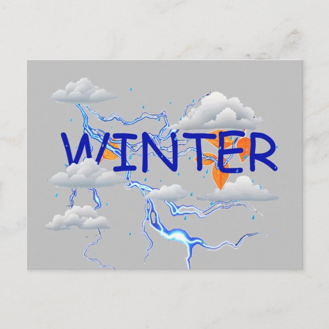 Winter  postcard (Front)