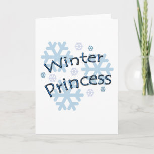 Winter Princess Holiday Card