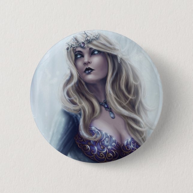 Winter Queen button (Front)