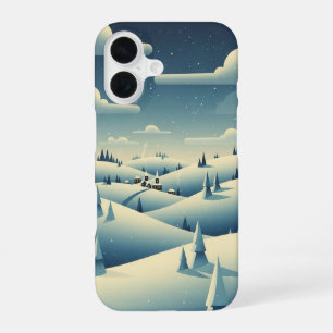 Winter Quiet Hills iPhone 16 Case