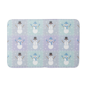 Winter Quilt Bath Mat