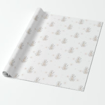 Winter Rabbit w/ Winter Florals