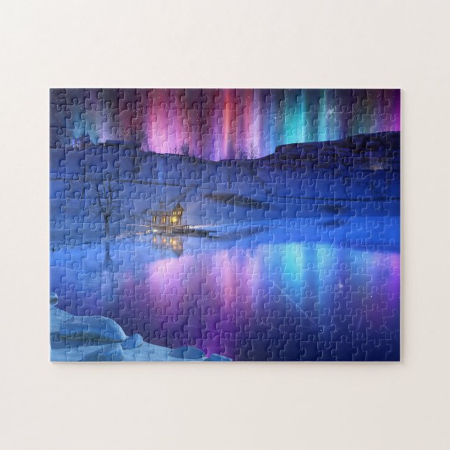 Winter Rainbow Puzzle (Horizontal)