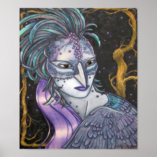 Winter Raven by Patricia Corron Poster (Front)