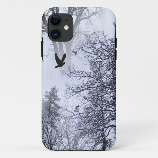 Winter Raven... Case-Mate iPhone Case (Back)