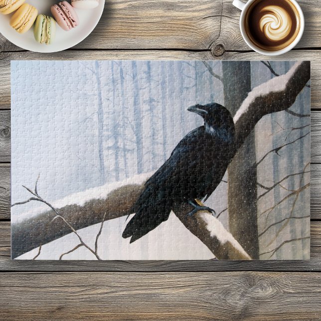 Winter Raven Forest Jigsaw Puzzle (Creator Uploaded)