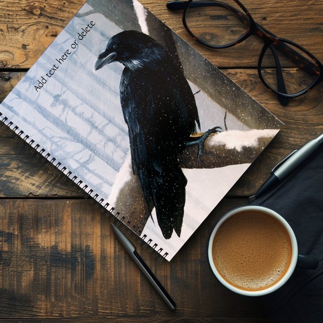 Winter Raven Forest Notebook (Creator Uploaded)
