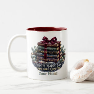 Winter Reading Era One More Chapter Two-Tone Coffee Mug