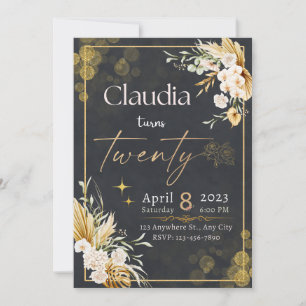 Winter Red Berries Christmas Wedding  Invitation