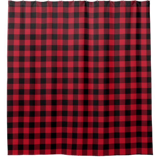 Winter Red Buffalo Check Plaid (Front)