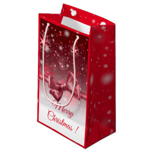 Winter Red Small Gift Bag