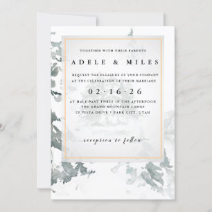 Winter Reverie Wedding Invitation