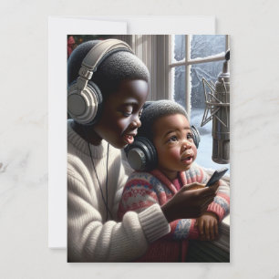 Winter Rhymes: Brothers Bonding Through Mu Holiday Card