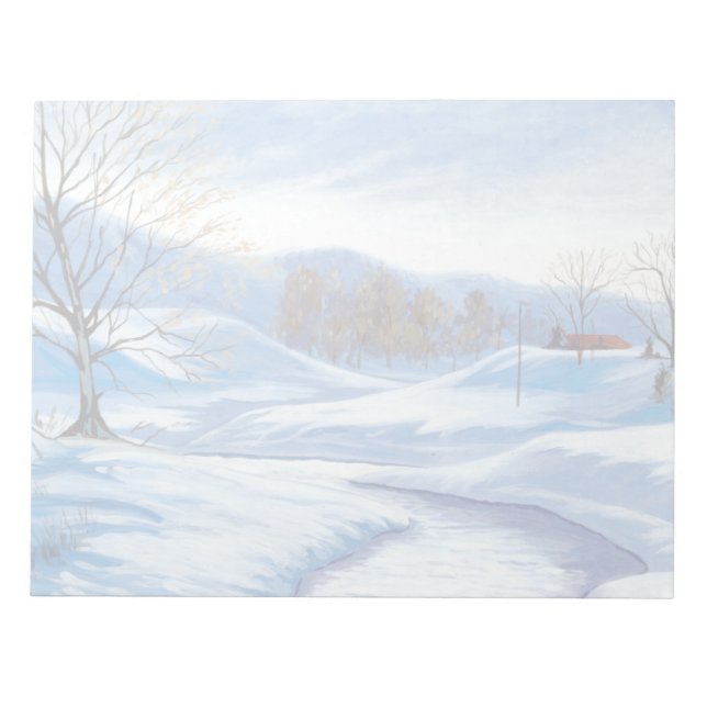 Winter Road Notepad (Front)