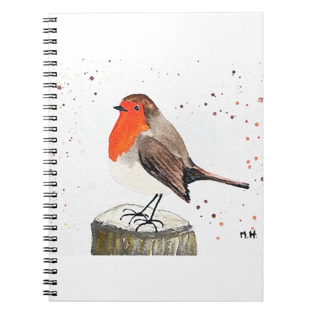 Winter robin notebook (Front)