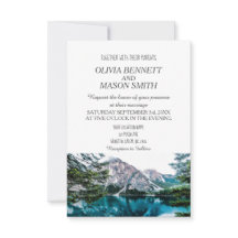 Winter Rocky Mountain Lake Country Wedding