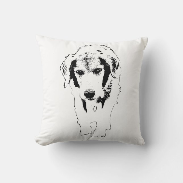 Winter Room, Gentle Steps Throw Pillow (Front)