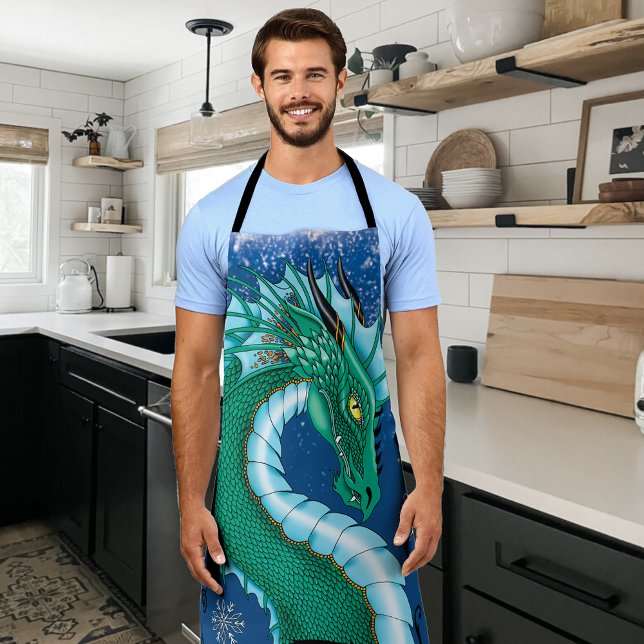 Winter Rose Dragon Apron (Creator Uploaded)