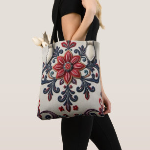 Winter Rose: Tote Bag