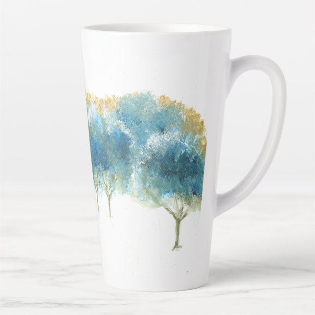 Winter’s Glacial Blue Latte Mug (Right)