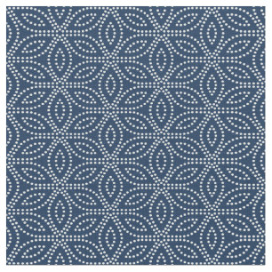 Winter Sacred Geometry Pattern Fabric