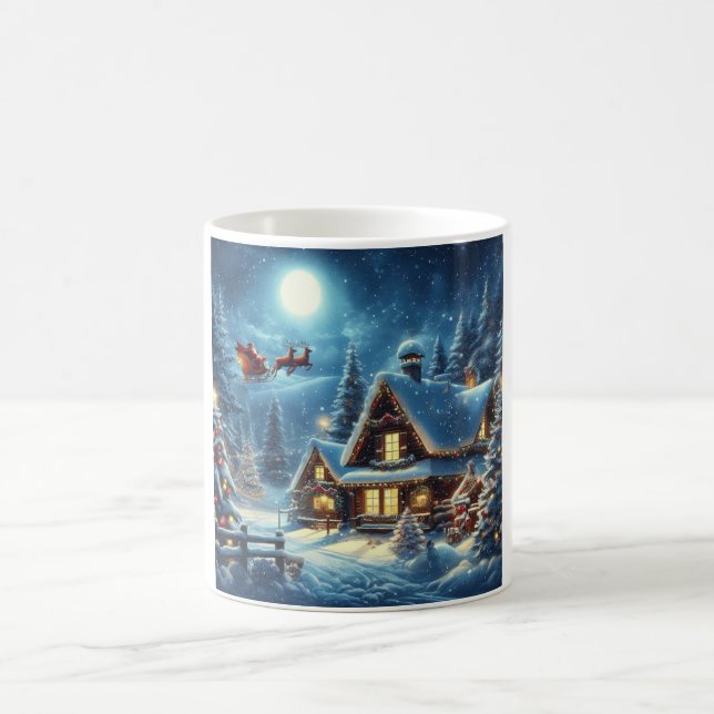 Winter/Santa/Christmas/Snow Coffee Mug (Center)