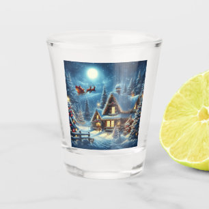 Winter/Santa/Christmas/Snow Shot Glass