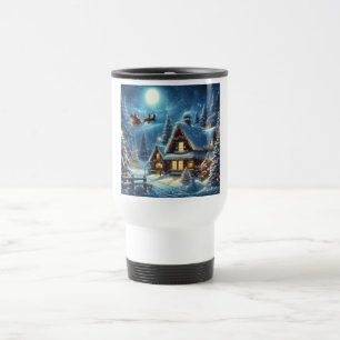 Winter/Santa/Christmas/Snow Travel Mug
