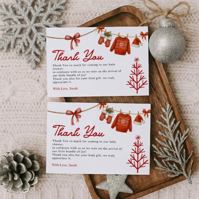 Winter Santa  Thank You Card (Creator Uploaded)