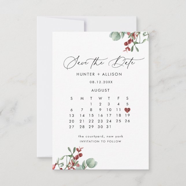 Winter Save the Date  (Front)