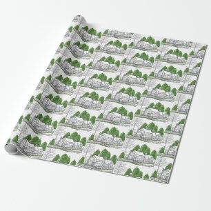 Winter Scape 2 Wrapping Paper