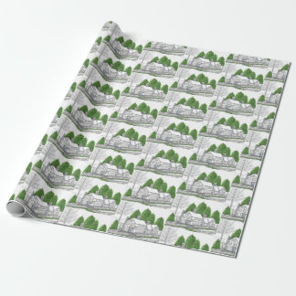Winter Scape 2 Wrapping Paper