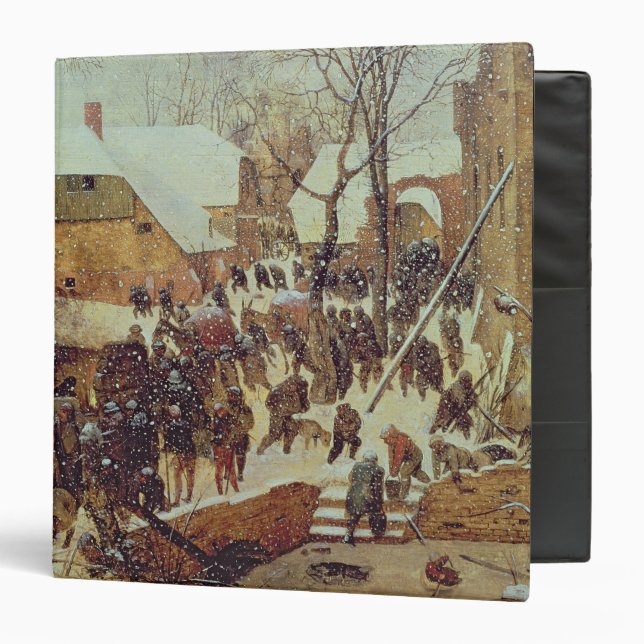 Winter Scene, 16th century Binder (Front/Inside)
