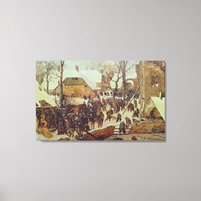 Winter Scene, 16th century Canvas Print (Front)